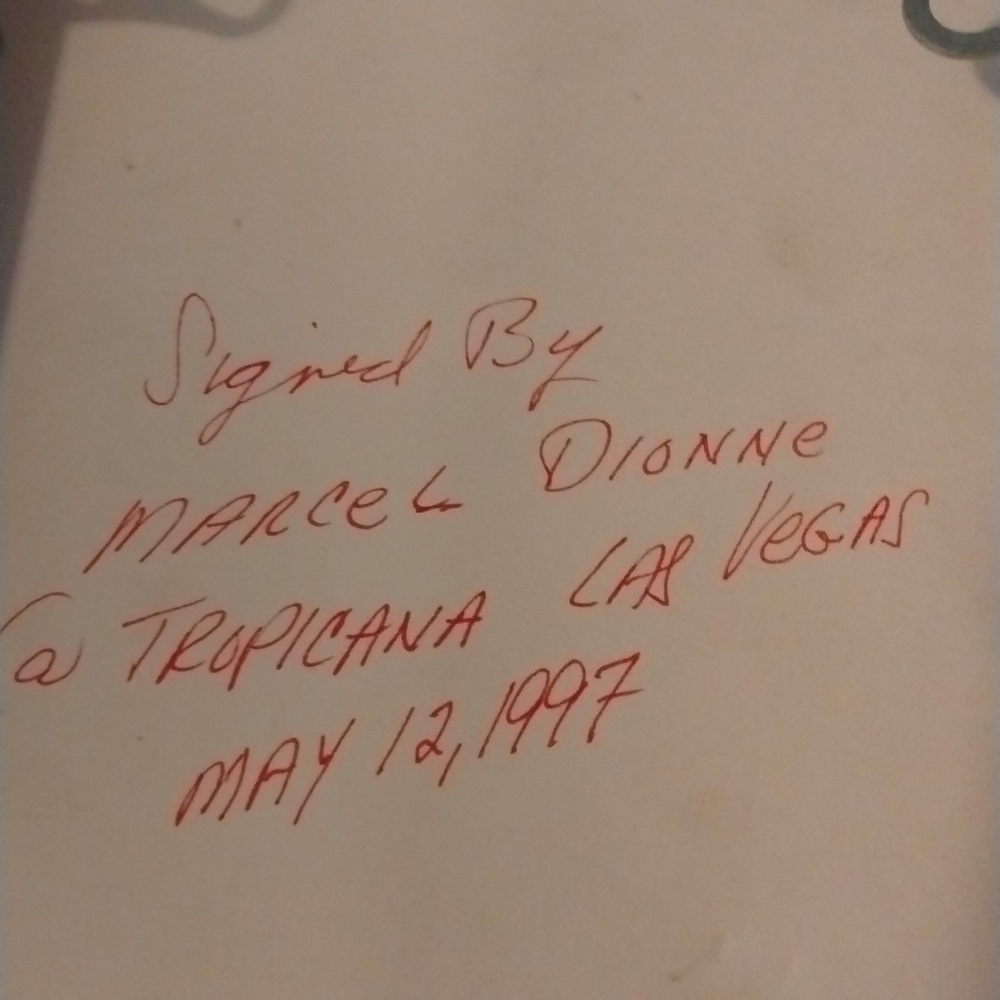 Signed by Marcel Dionne - Picture 2 of 3